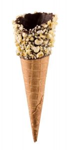 Tall Salted Popcorn Waffle Cone