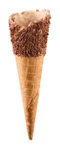 Tall Vermicelli Waffle Cone