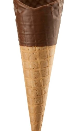 Tall Chocolate Sugar Cone