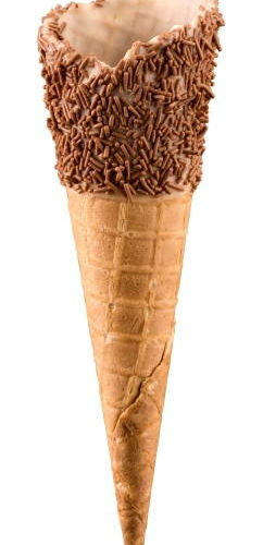 Tall Vermicelli Waffle Cone