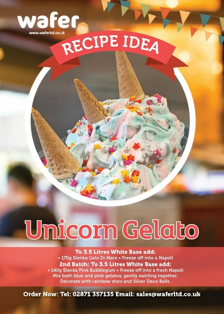 Monthly Recipe Idea: Unicorn Gelato!