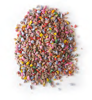 Crushed Multi Coloured Choc Beans