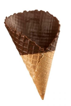 Large Chocolate Flavoured Waffle Cone