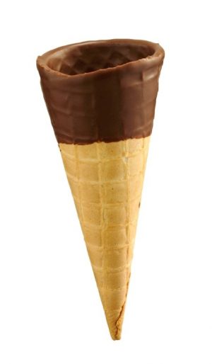 Small Chocolate Flavoured Sugar Cone