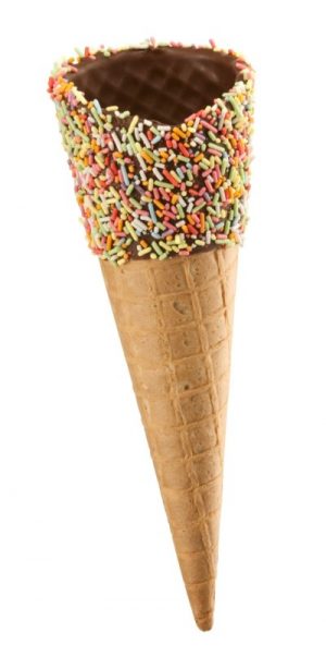 Tall Rainbow Sugar Cone