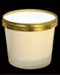Wax Cardboard Plain White Tub 525ml